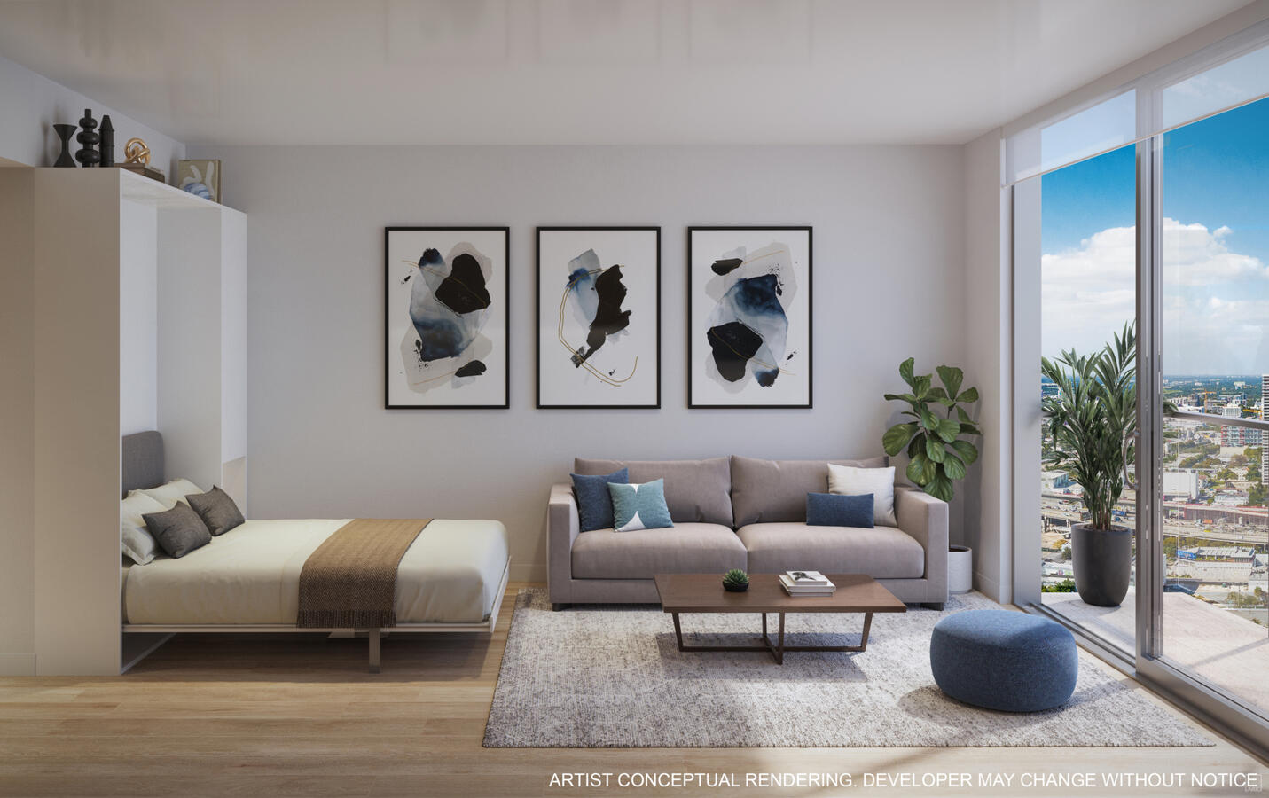 Ventanas de cristal de suelo a techo con tratamiento personalizado